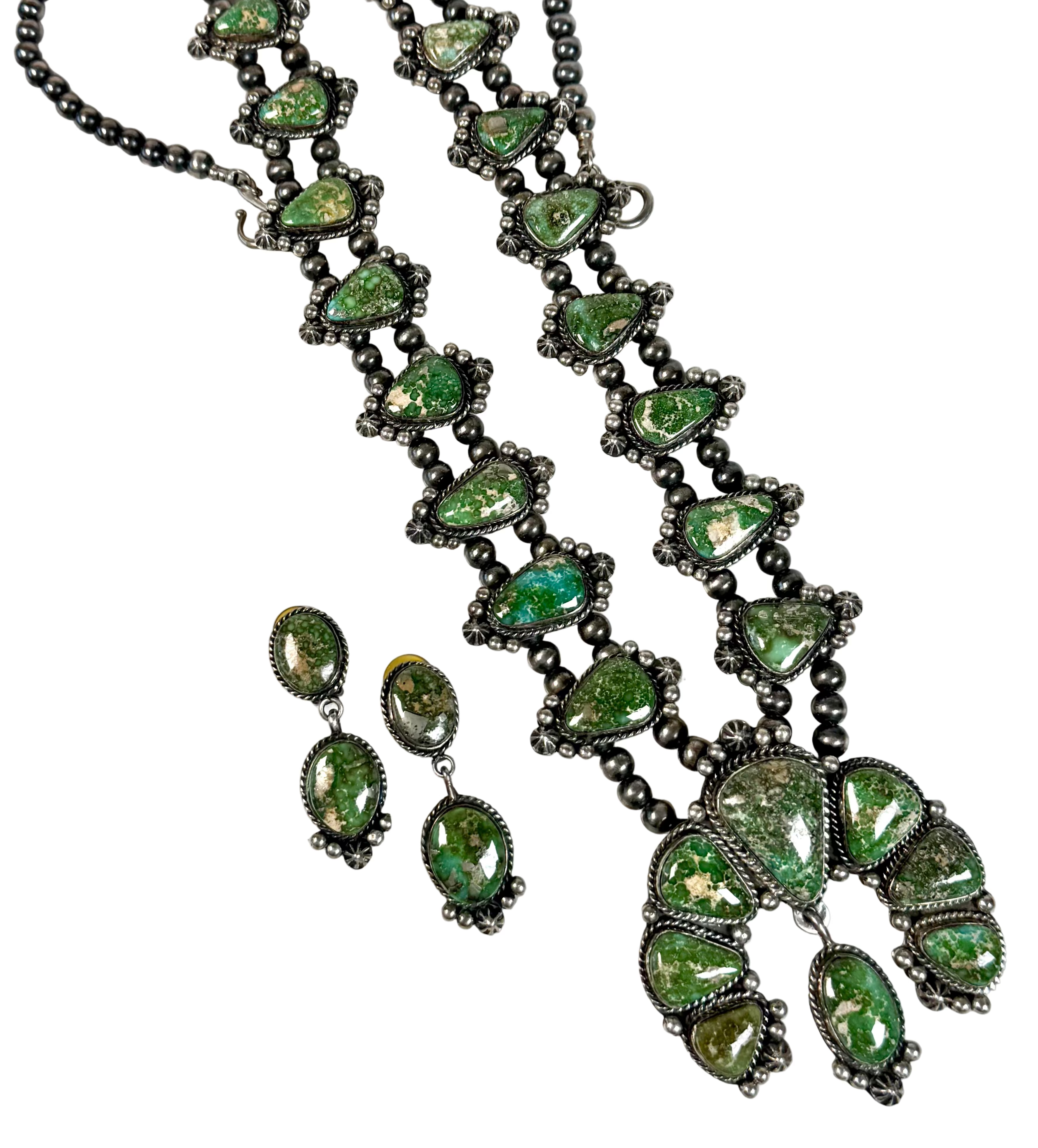LaRose Ganadonegro Squash Blossom Necklace SET
