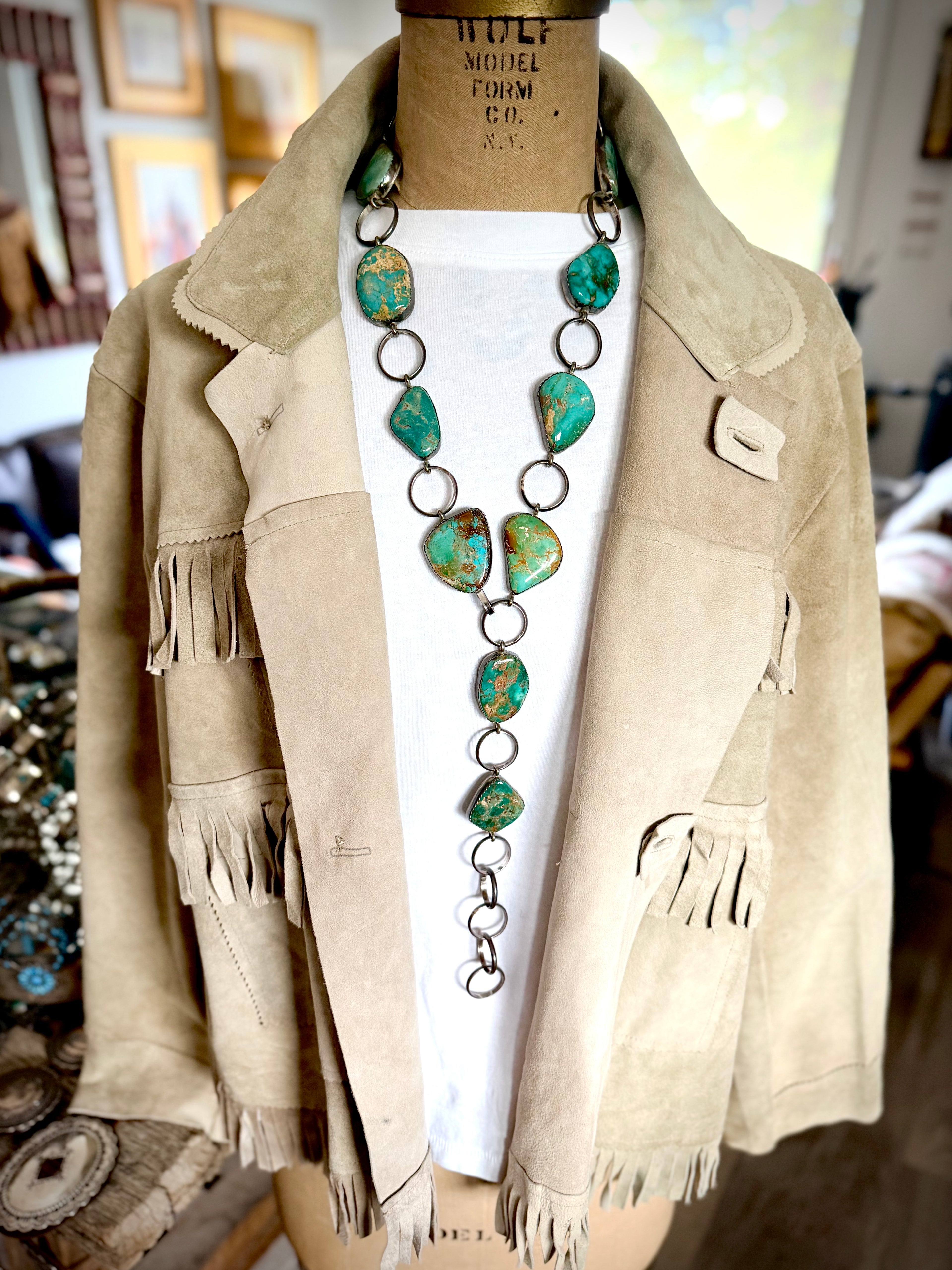 Royston Turquoise Belt/Lariat