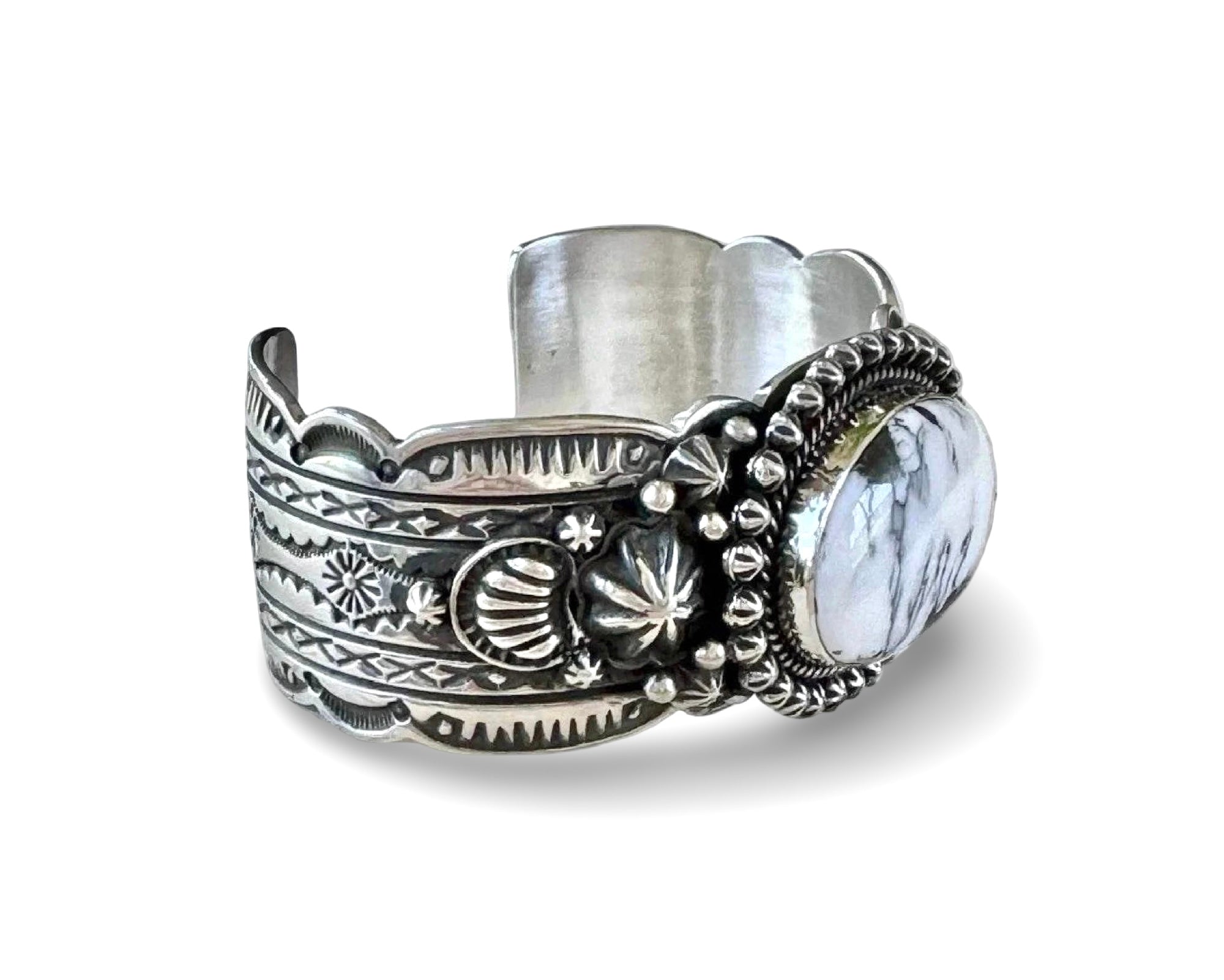 Happy Piasso White Buffalo Cuff