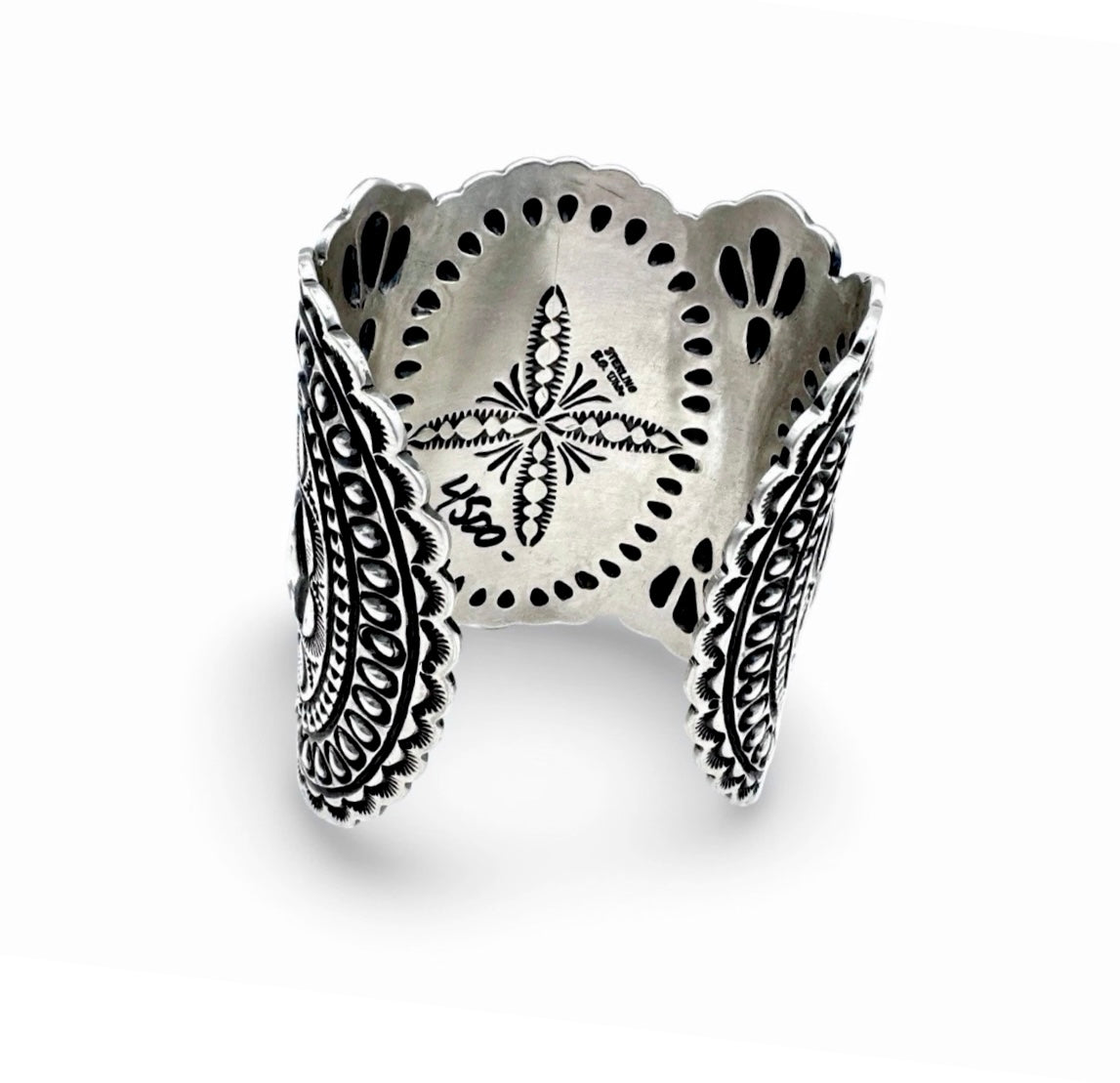 Gem-Grade Royston Turquoise Navajo Handmade Cuff