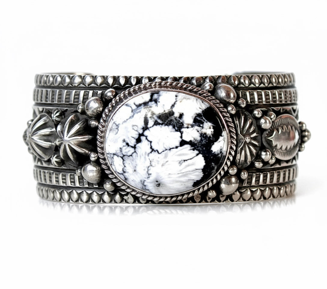 Happy Piasso White Buffalo Cuff