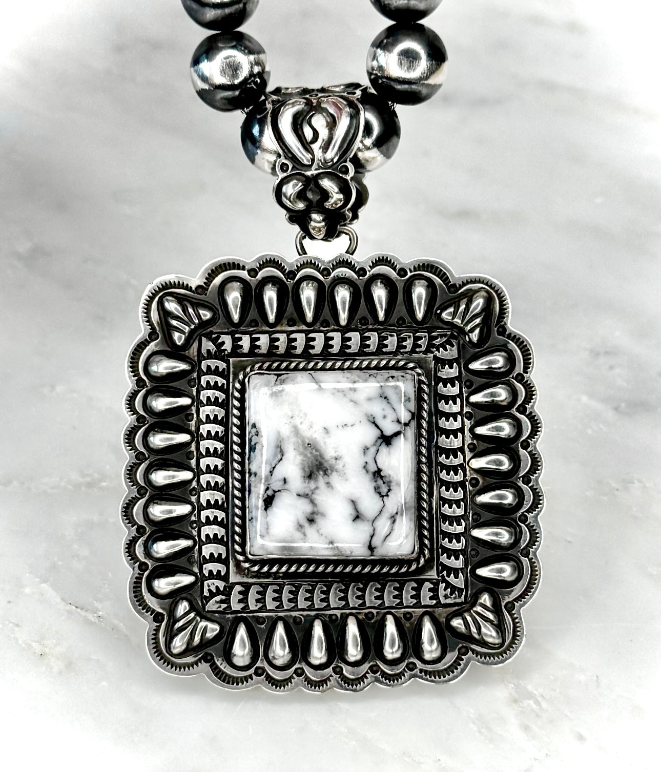 White Buffalo Pendant