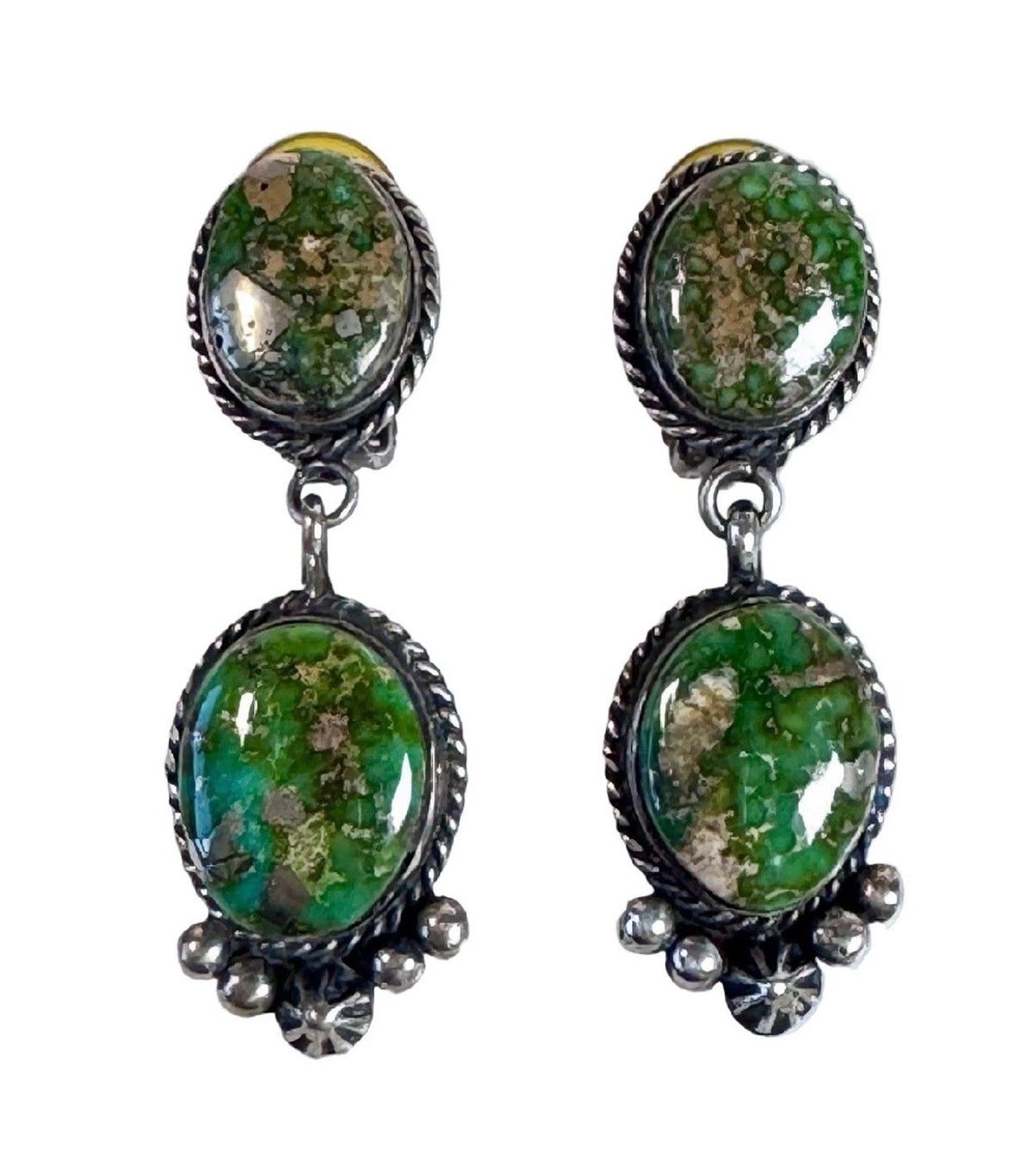 LaRose Ganadonegro Turquoise Squash Blossom Necklace SET