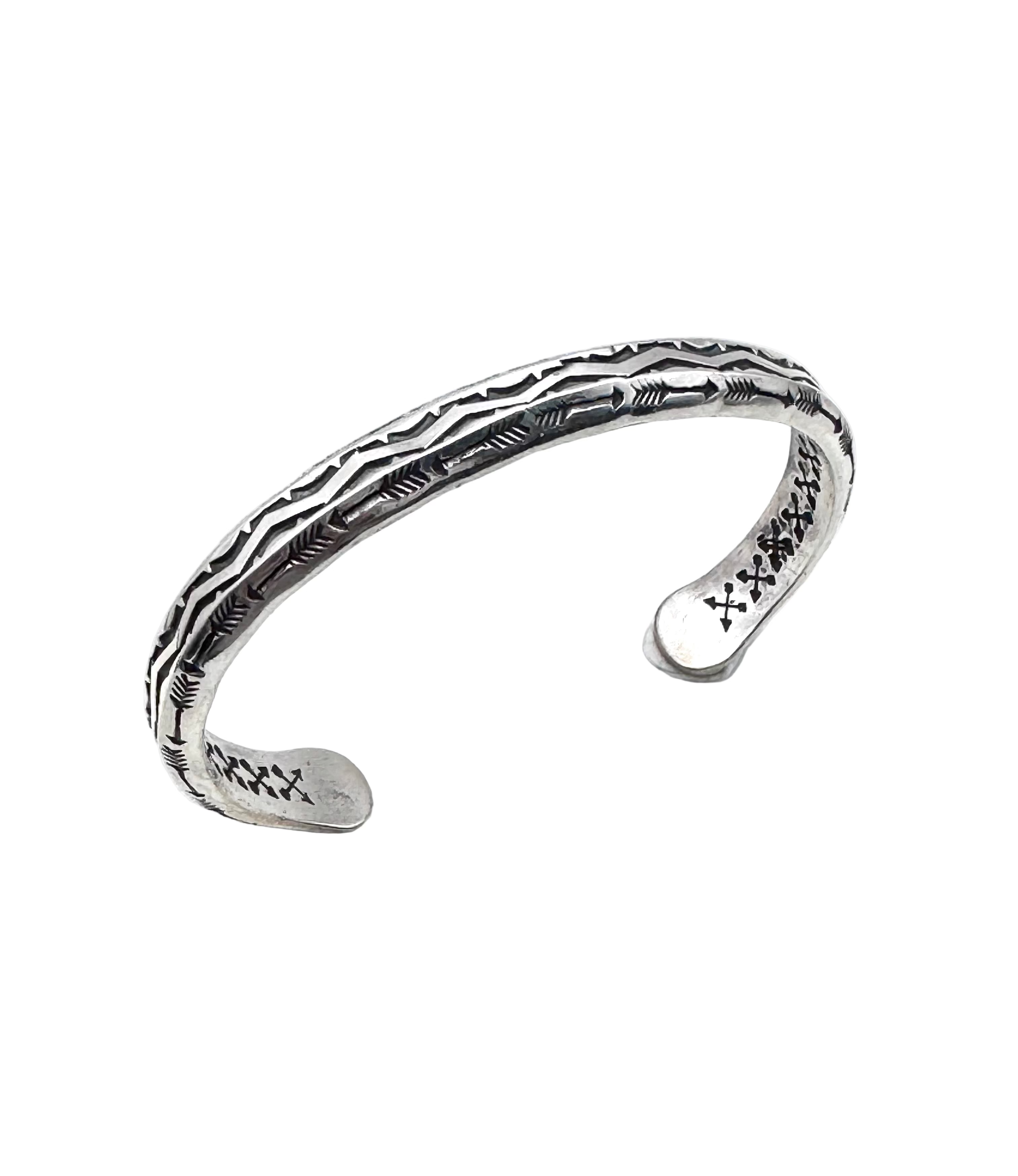 Sunshine Reeves Hand-stamped Sterling Cuff #3