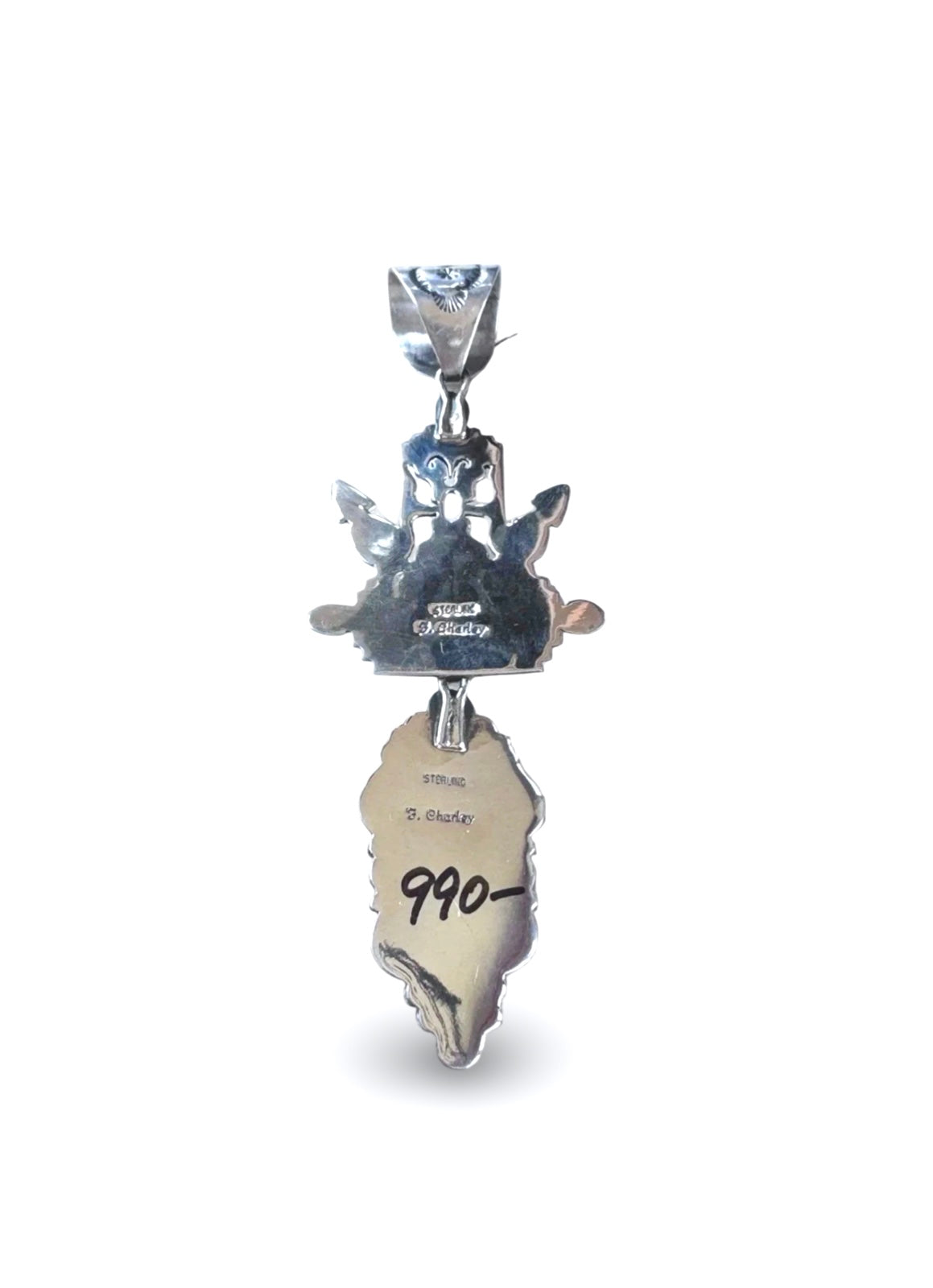 Freddy Charley Butterfly Maiden Kachina Pendant
