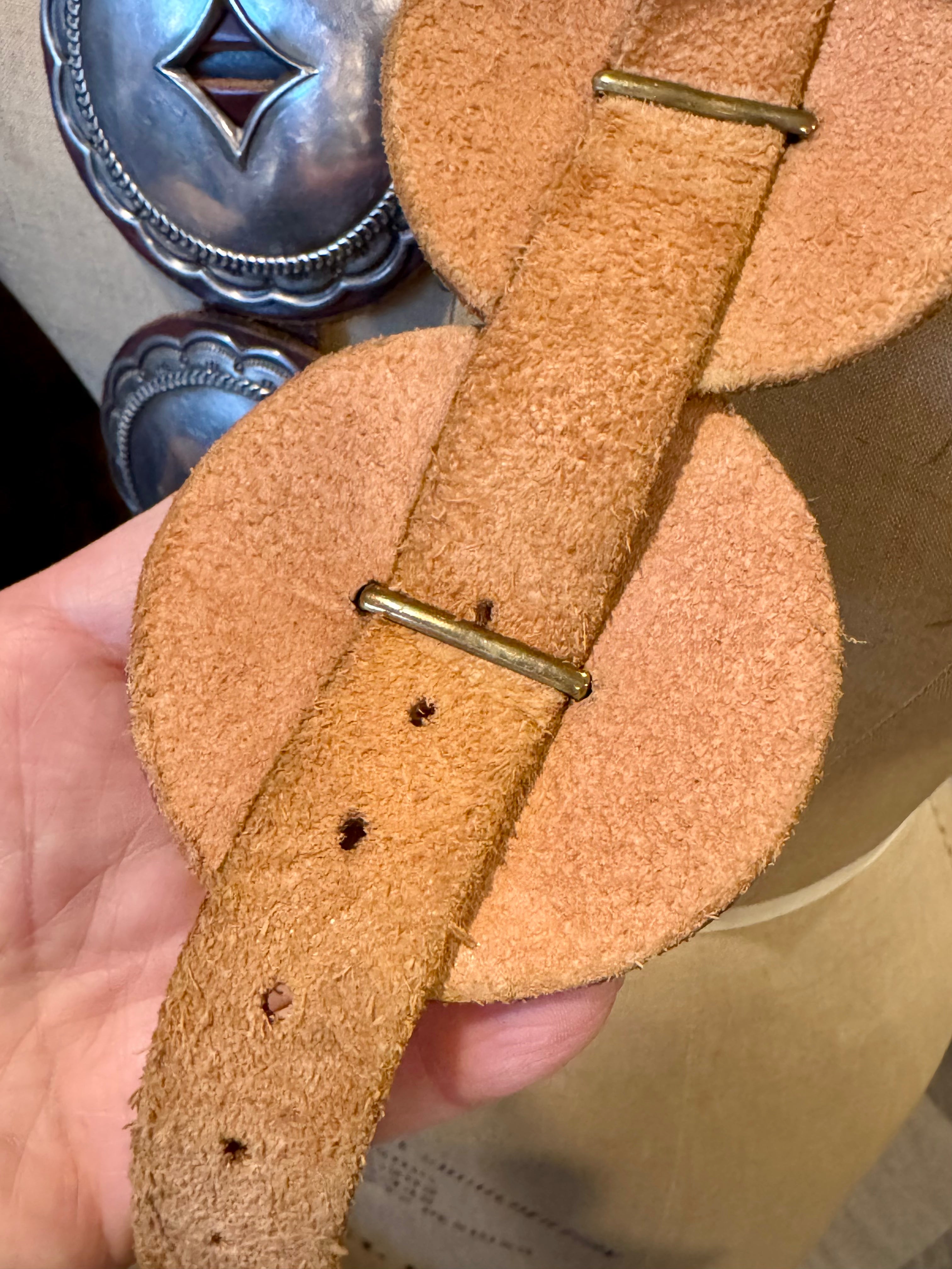 Vintage Sterling Concho Belt