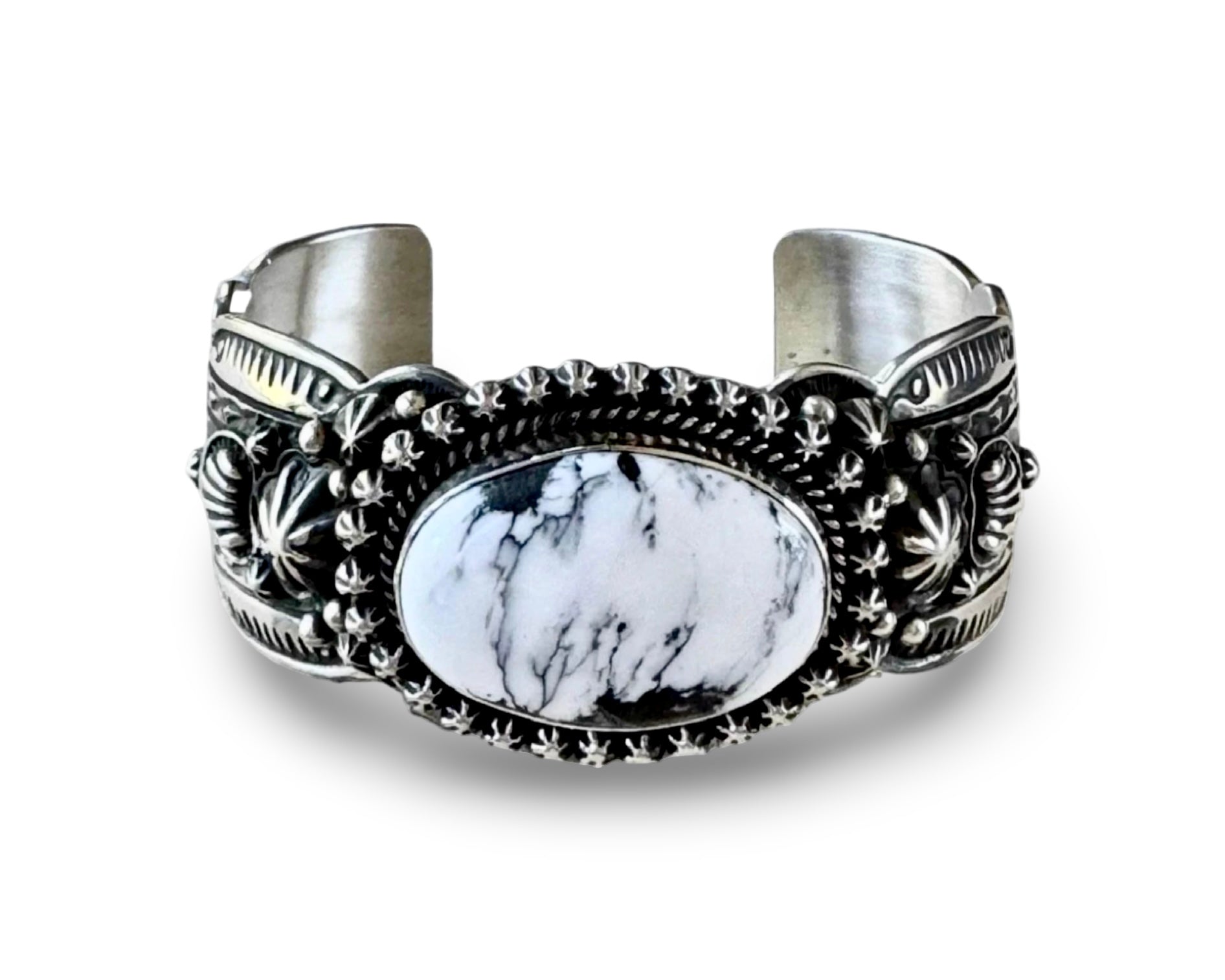 Happy Piasso White Buffalo Cuff
