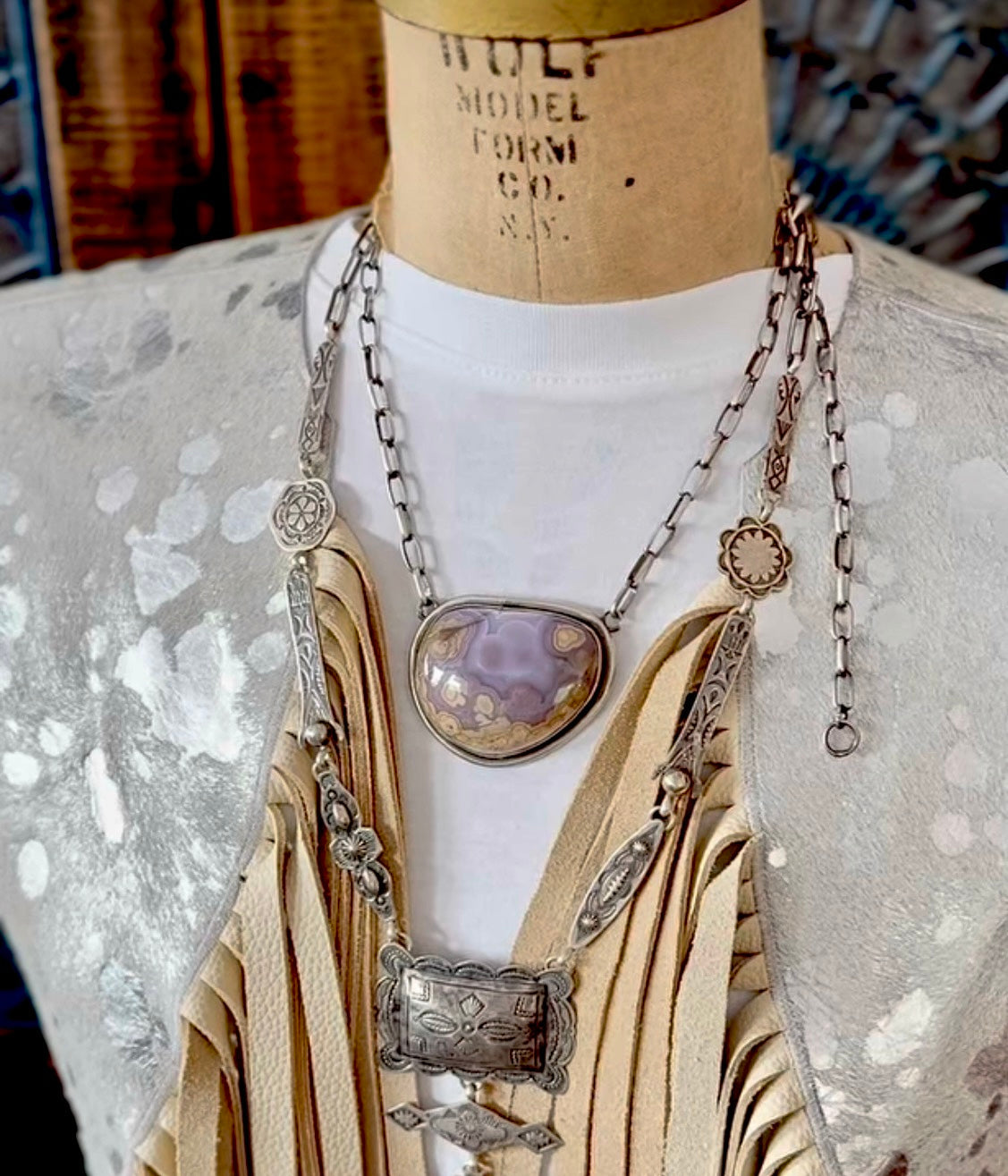 CoJo Collective x Leigha Cleveland Coyamito Agate Necklace