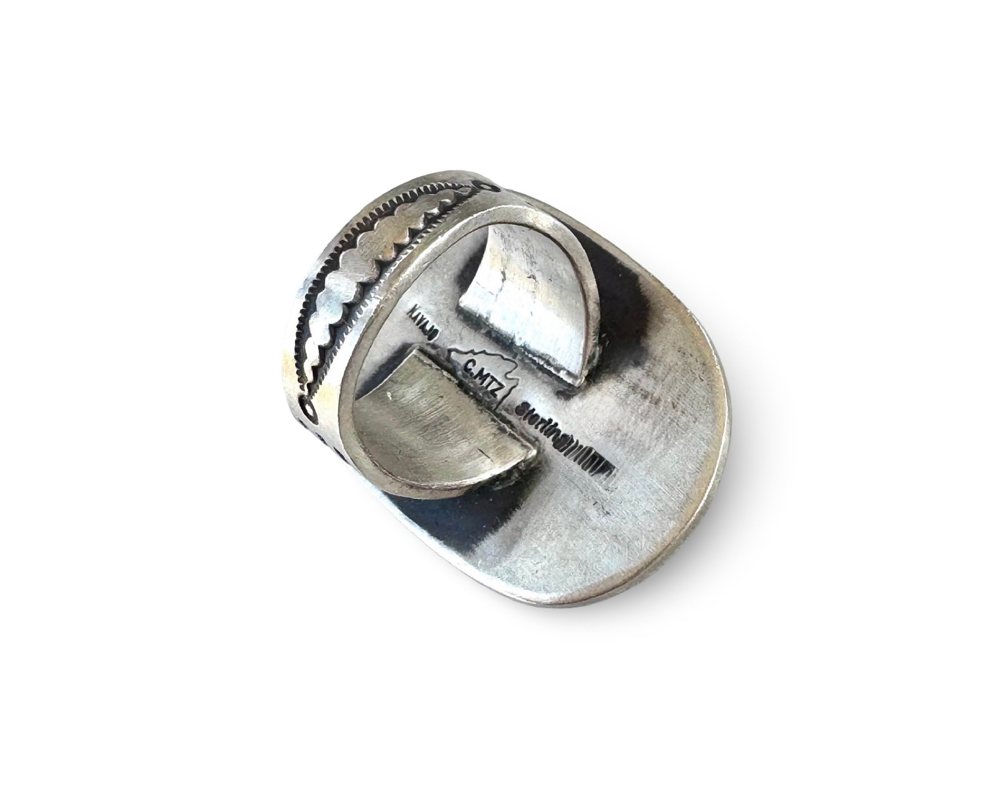 Shadow/Hollow Box Sterling Ring