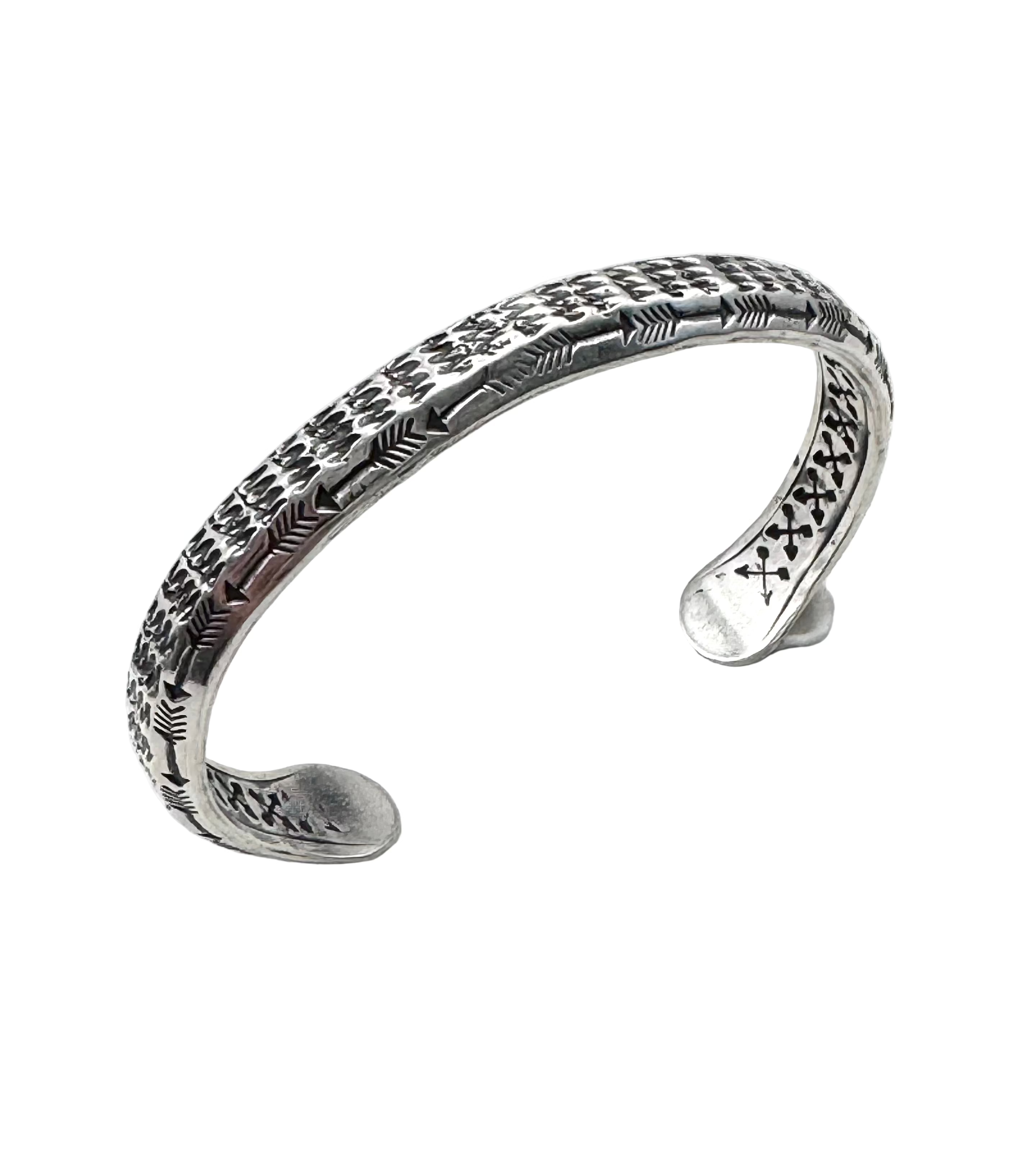 Sunshine Reeves Hand-stamped Sterling Cuff #2