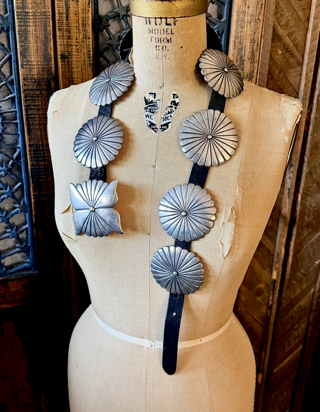 Sterling Concho Belt