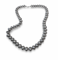 ColoradoJo Sterling Graduated Handmade Navajo Pearls front view