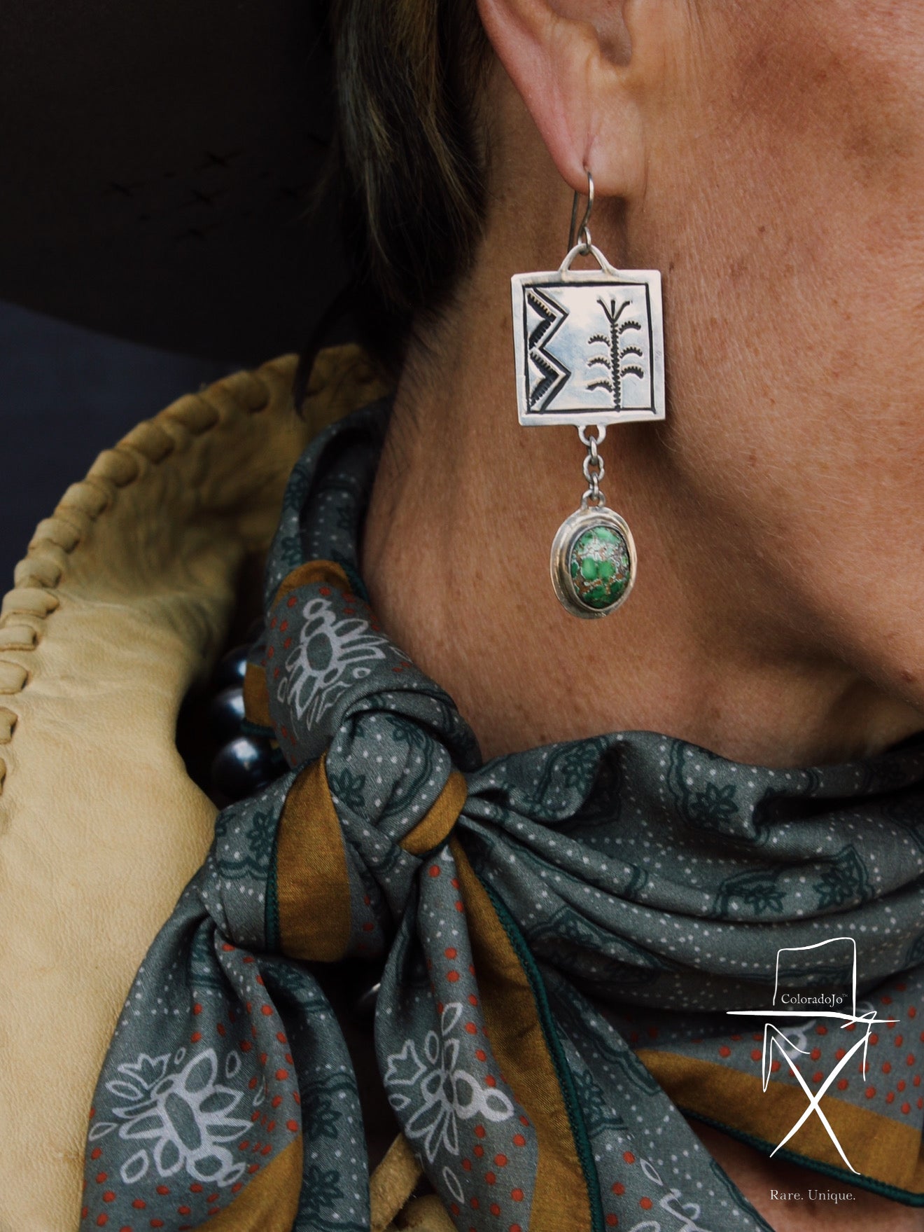 Dallas Charley Turquoise Earrings