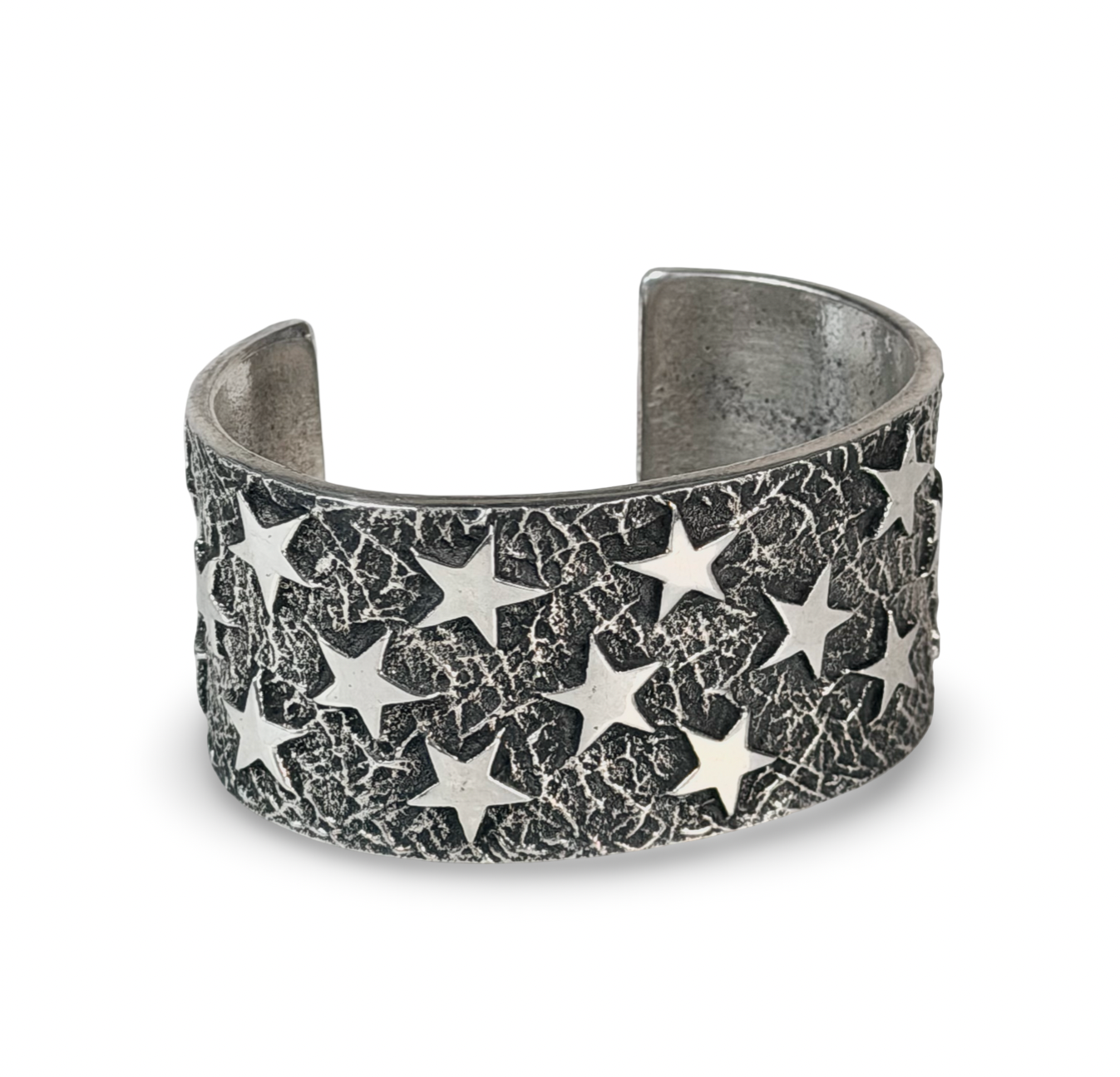 Kevin Yazzie Sterling Star Cuff