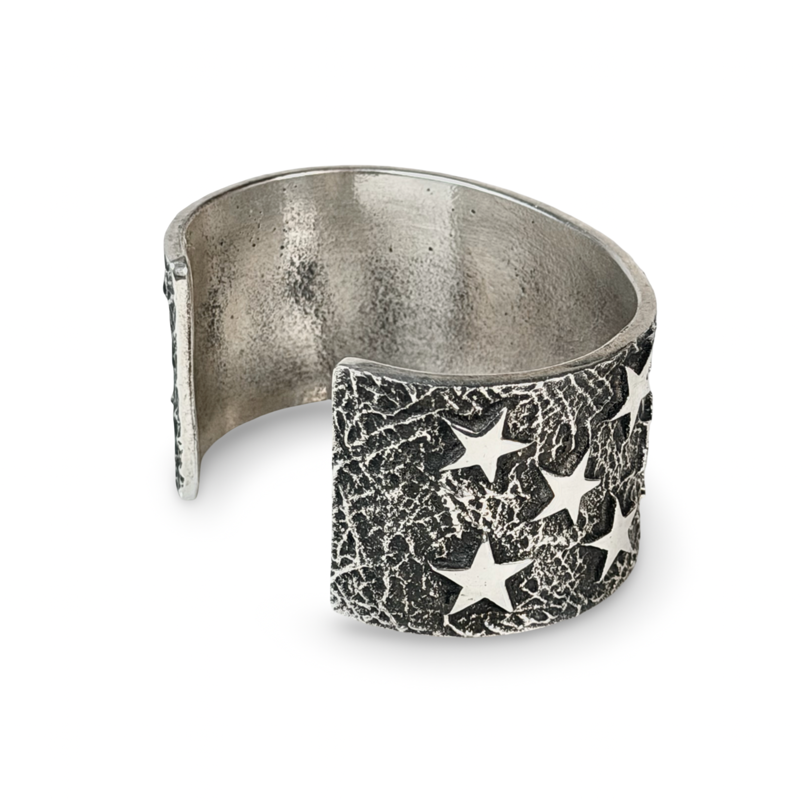 Kevin Yazzie Sterling Star Cuff
