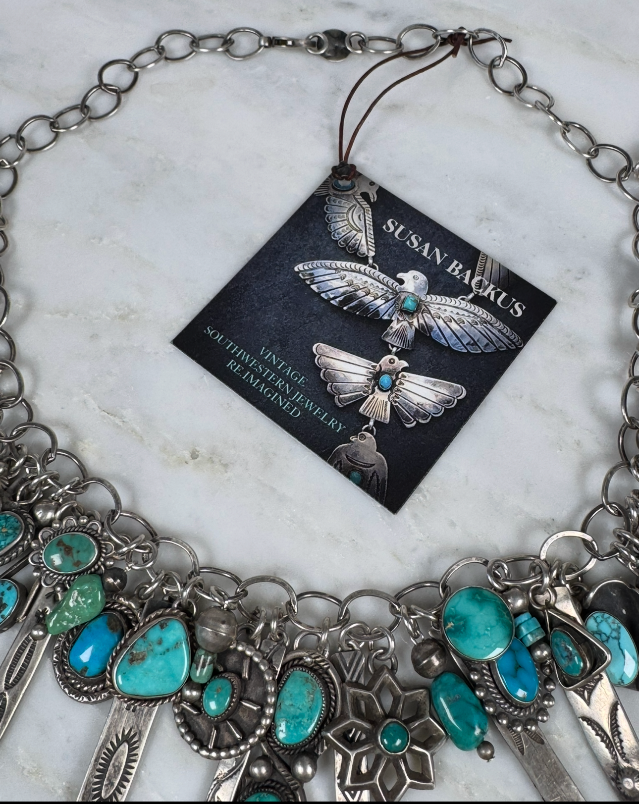 Susan Backus Vintage Charm Necklace