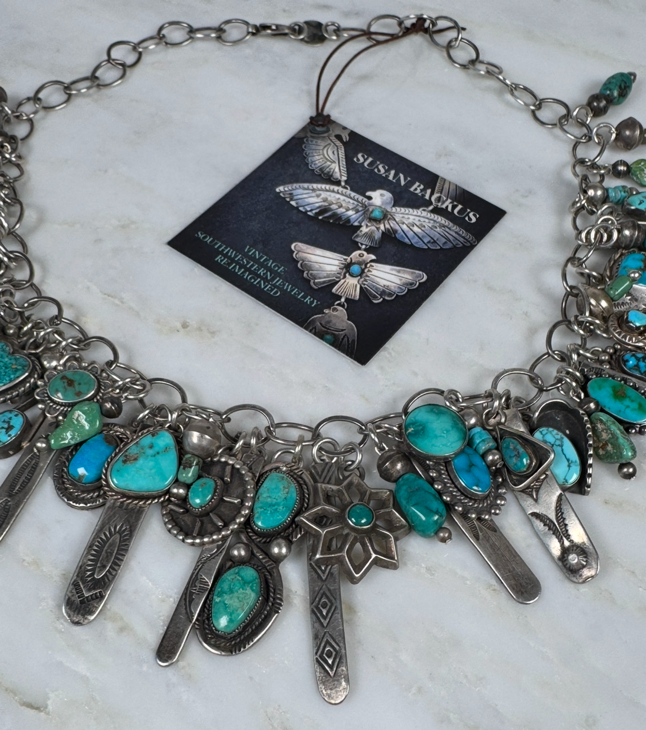 Susan Backus Vintage Charm Necklace