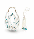 ColoradoJo 5 Strand Royston Turquoise and White Clam Shell Necklace full piece front view