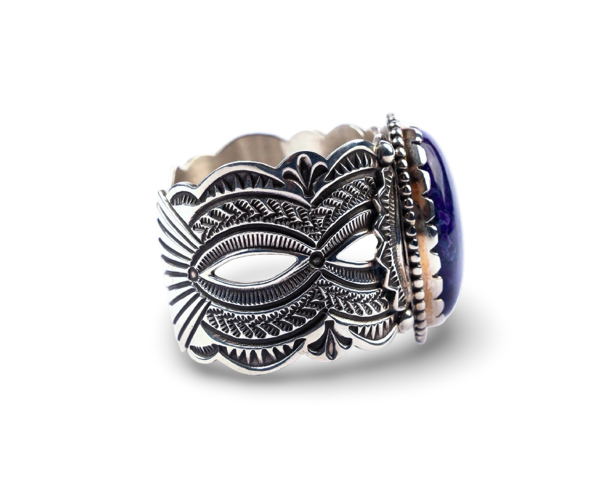 Arnold Blackgoat Sugilite Sterling Cuff