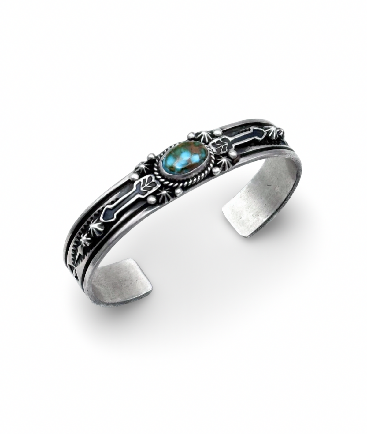 Happy Piasso Sterling Cuff ~ Hallmarked