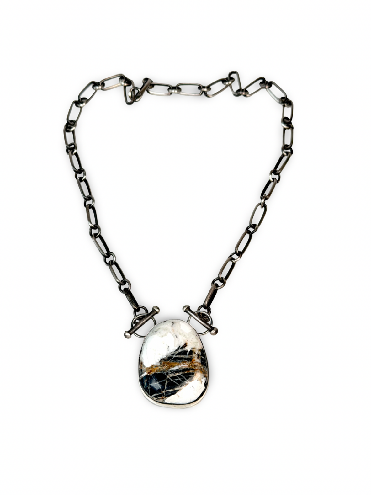 ColoradoJo CoJo Collective X Leigha Cleveland White Buffalo Necklace front view