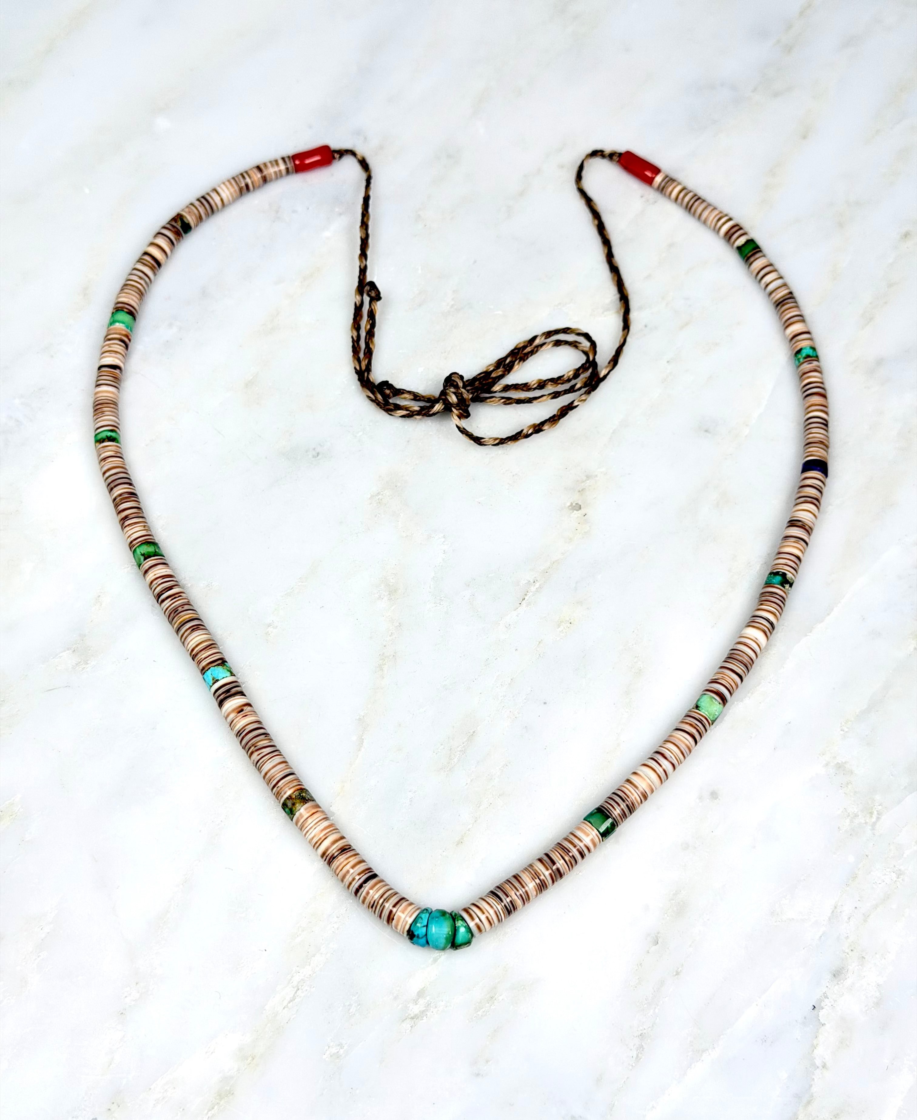 ColoradoJo Santo Domingo Pueblo Single Strand Necklace