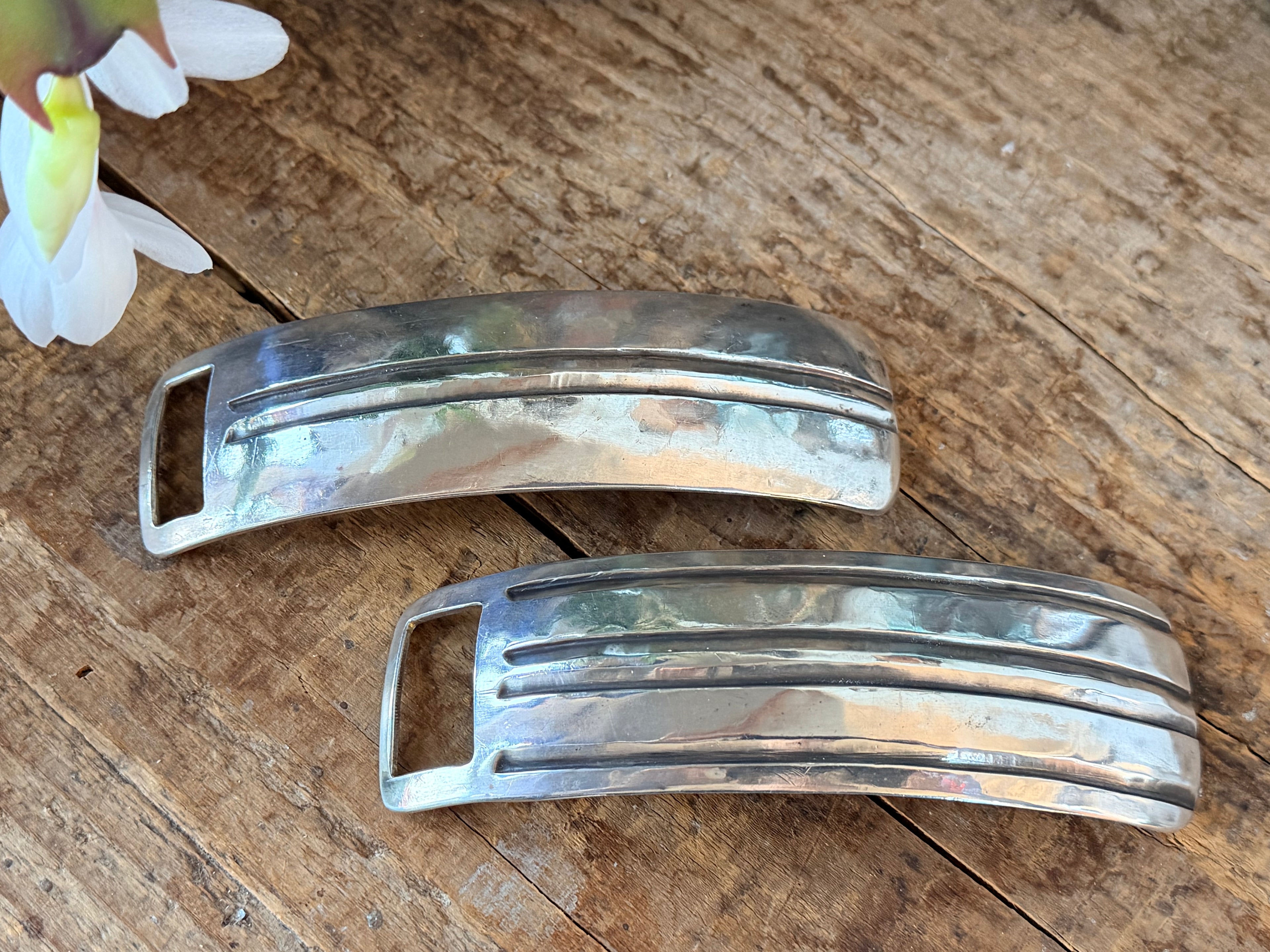 ColoradoJo James Faks Sterling Buckles two buckles top view