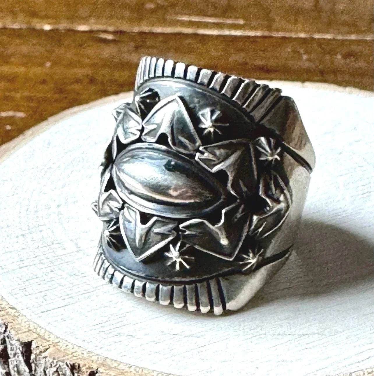Derrick Gordon Sterling Cigar Band Ring