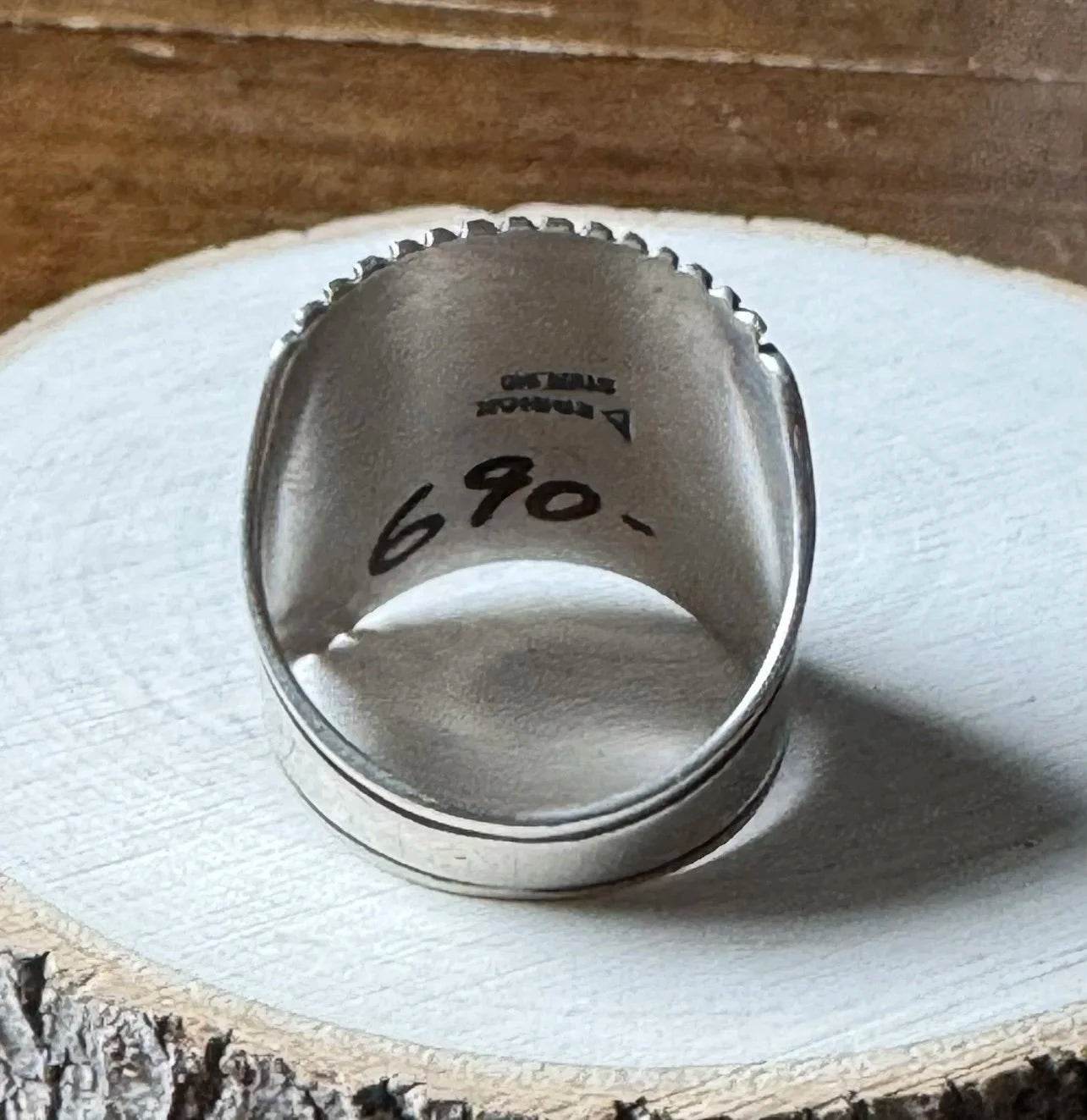 Derrick Gordon Sterling Cigar Band Ring