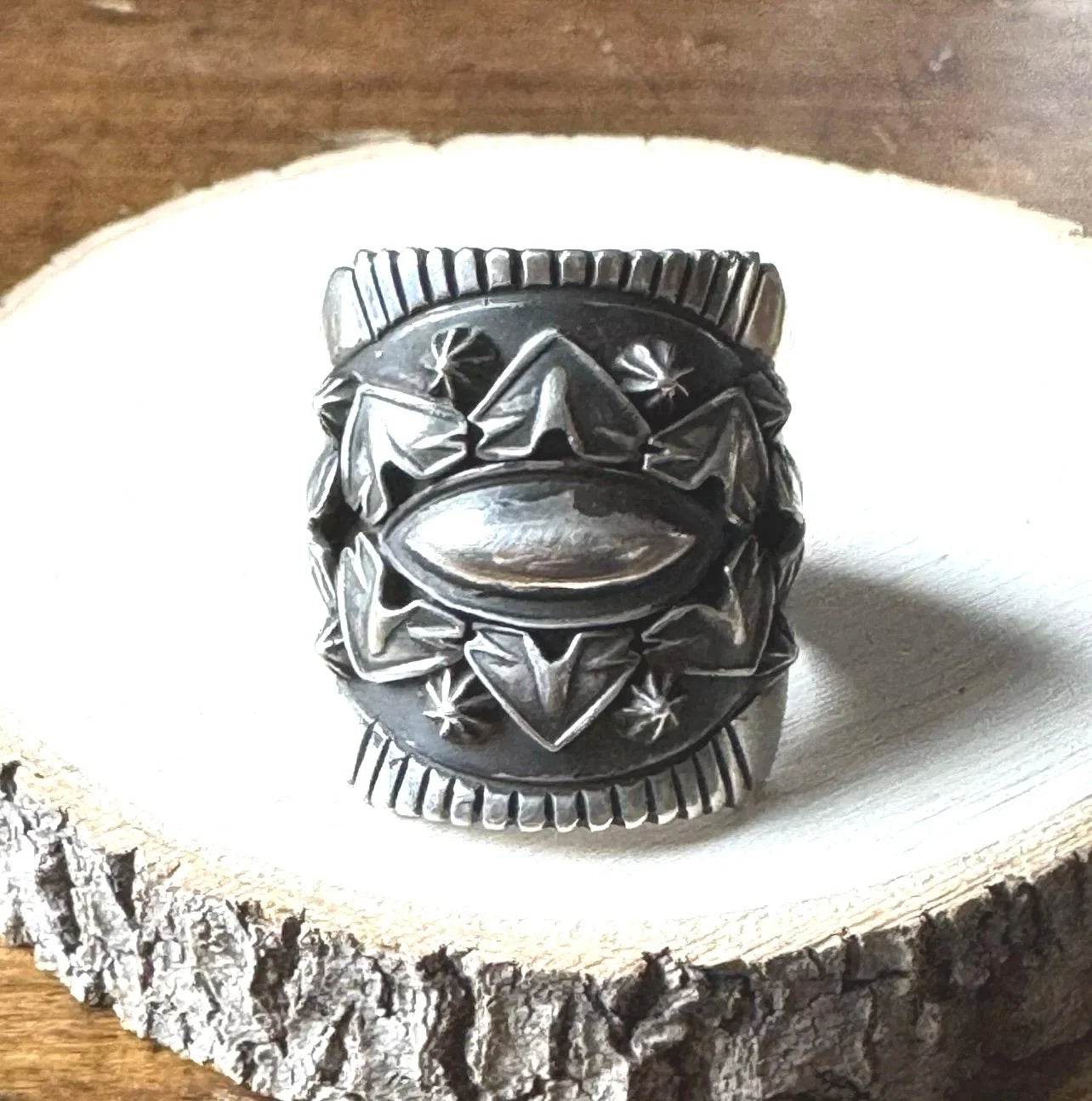 Derrick Gordon Sterling Cigar Band Ring