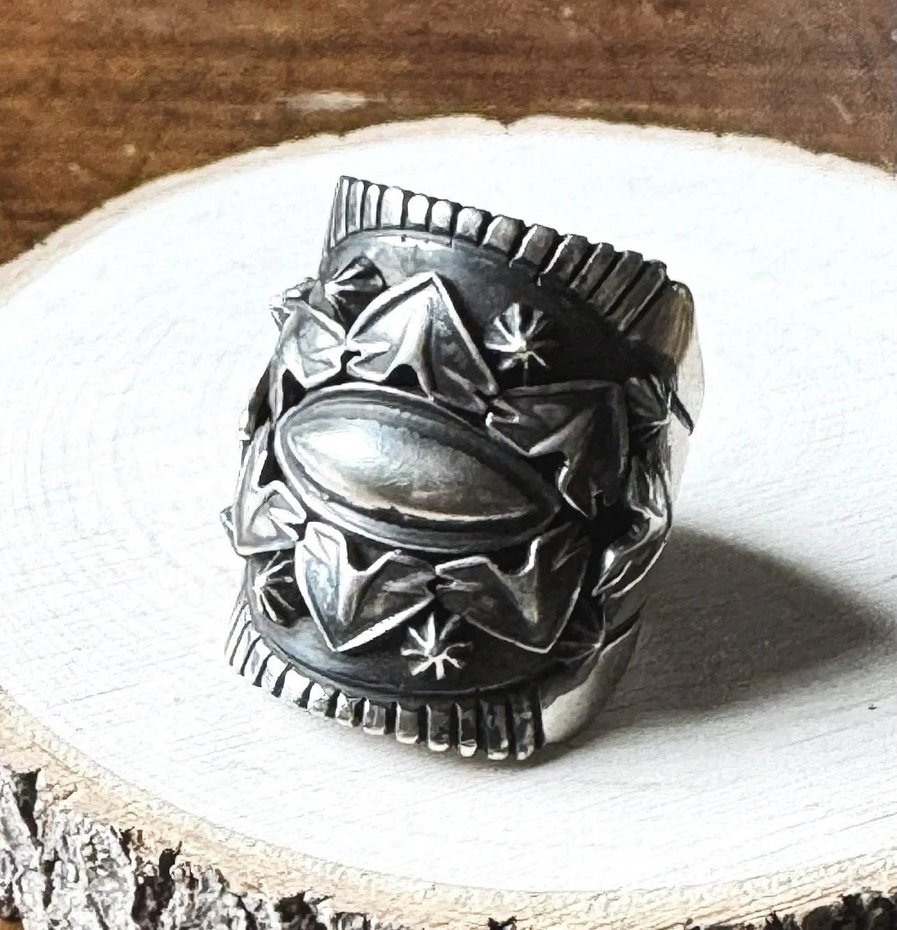 Derrick Gordon Sterling Cigar Band Ring