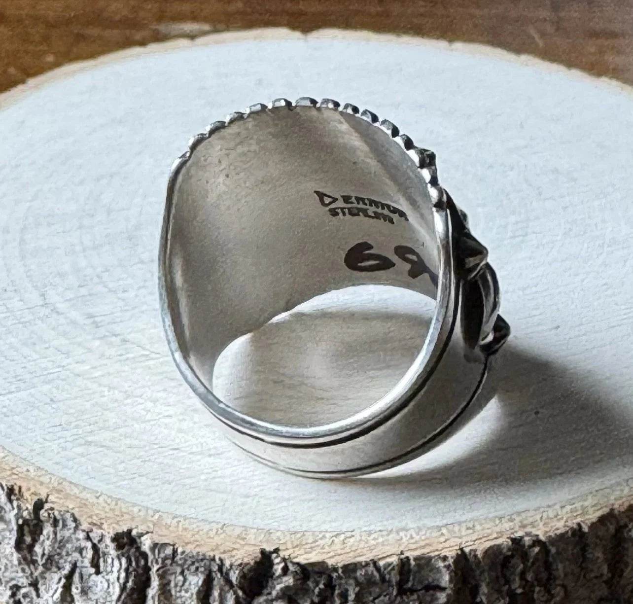 Derrick Gordon Sterling Cigar Band Ring