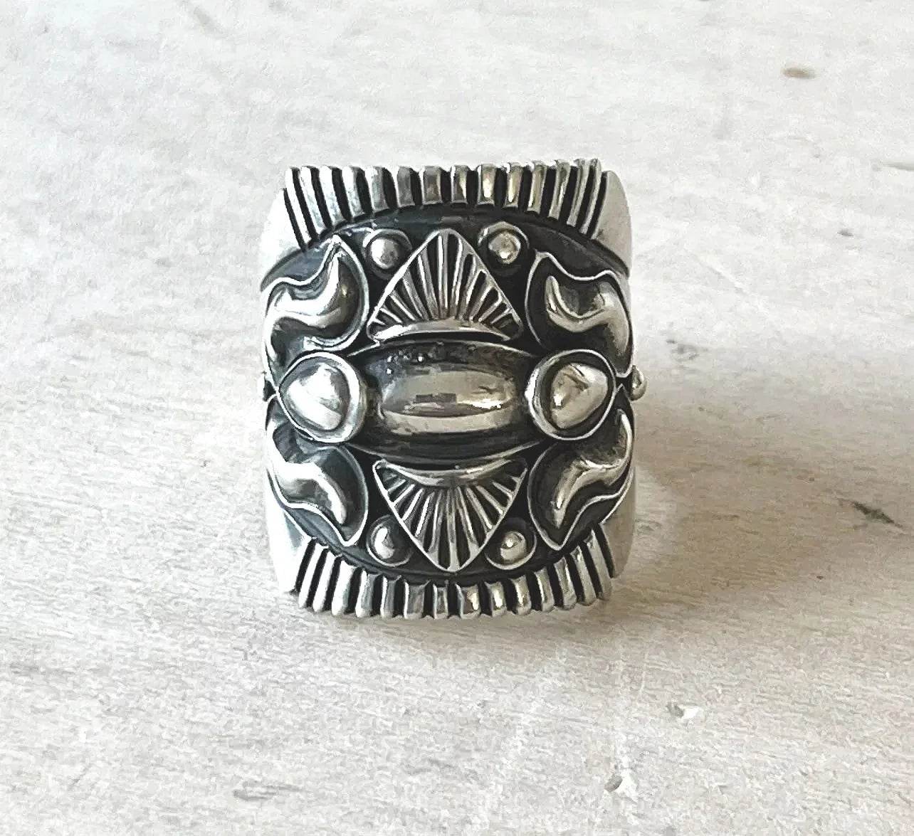 Derrick Gordon Sterling Cigar Band Ring