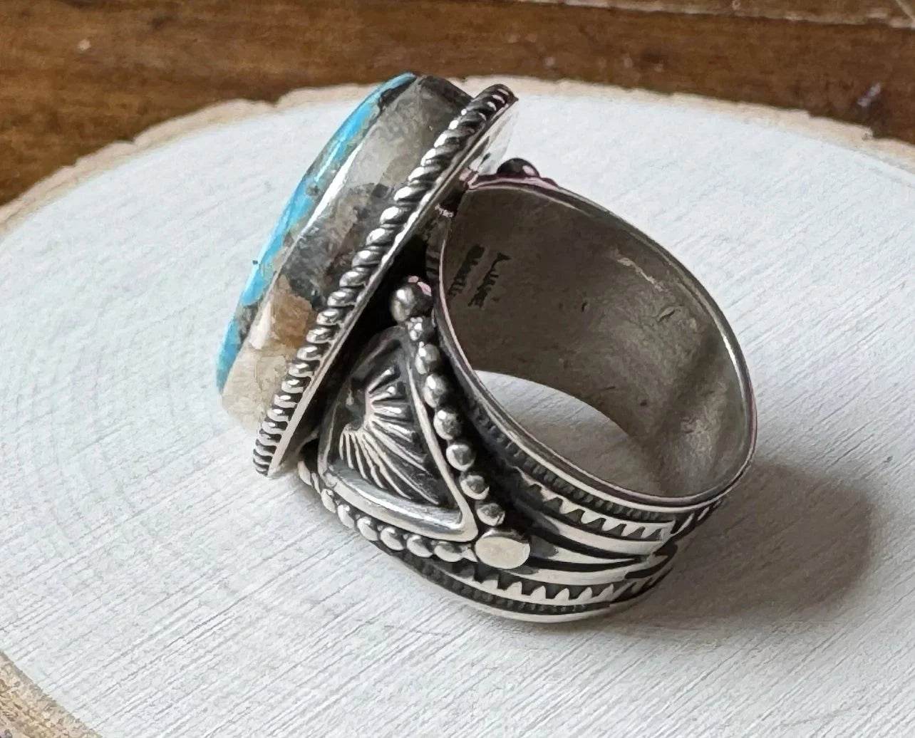 Albert Jake Kingman Turquoise Ring