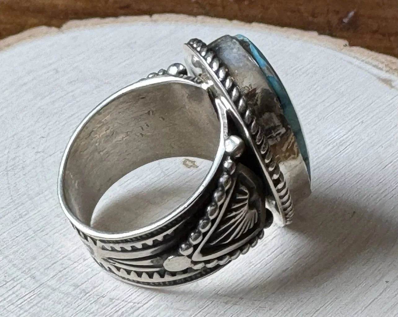 Albert Jake Kingman Turquoise Ring