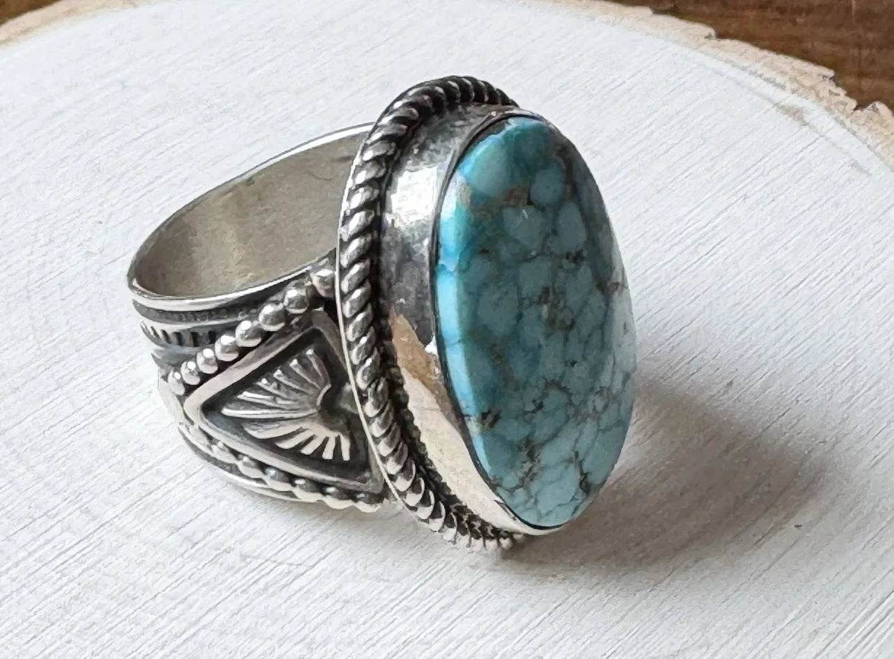 Albert Jake Kingman Turquoise Ring