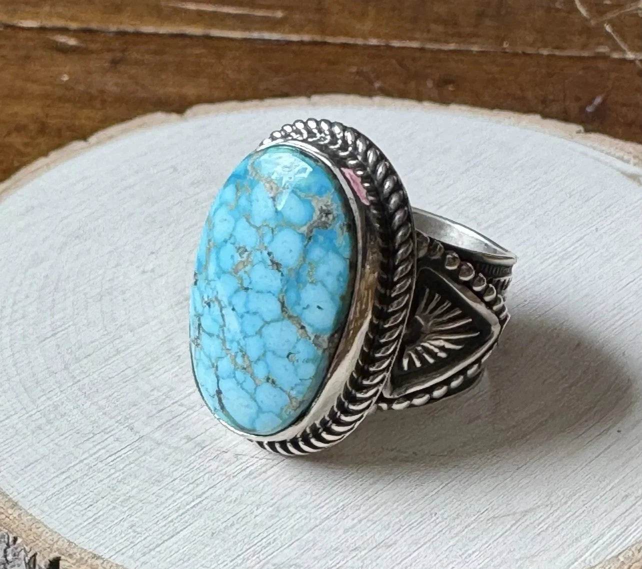 Albert Jake Kingman Turquoise Ring