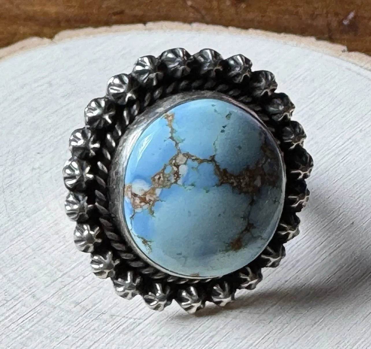 Happy Piasso Golden Hills Turquoise Ring