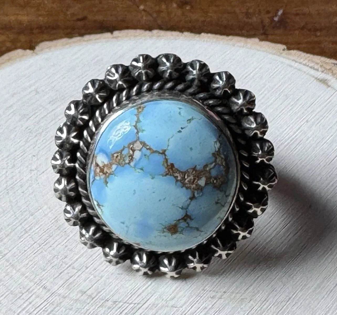 Happy Piasso Golden Hills Turquoise Ring