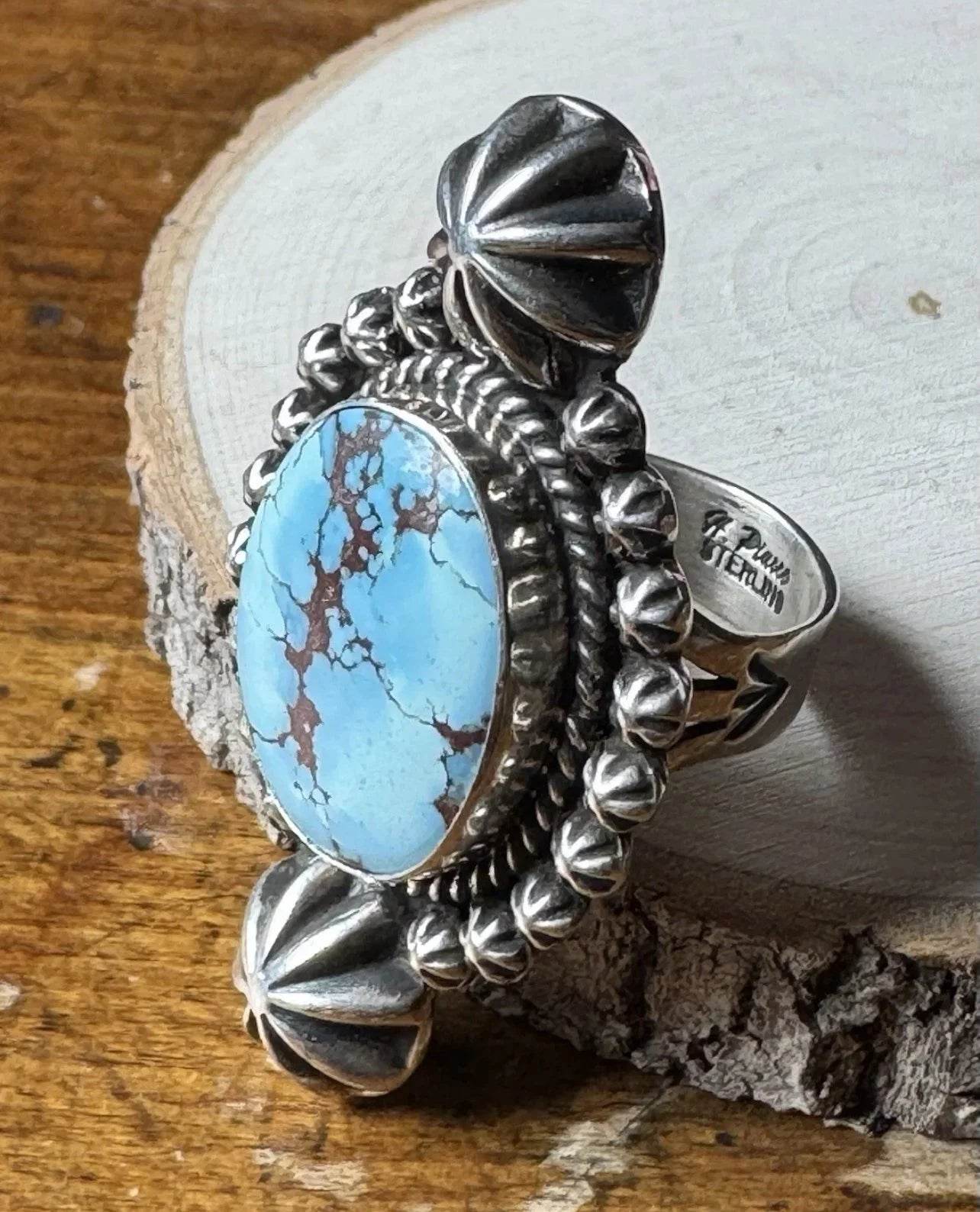 Happy Piasso Golden Hills Turquoise Ring