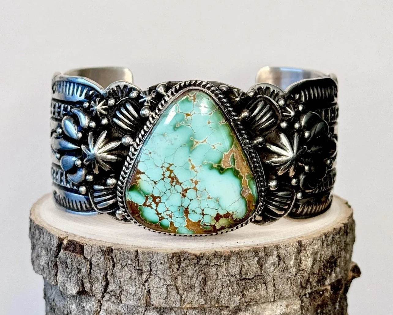 Happy Piasso Royston Turquoise Sterling Cuff