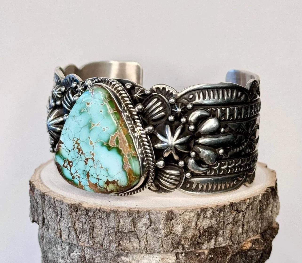 Happy Piasso Royston Turquoise Sterling Cuff