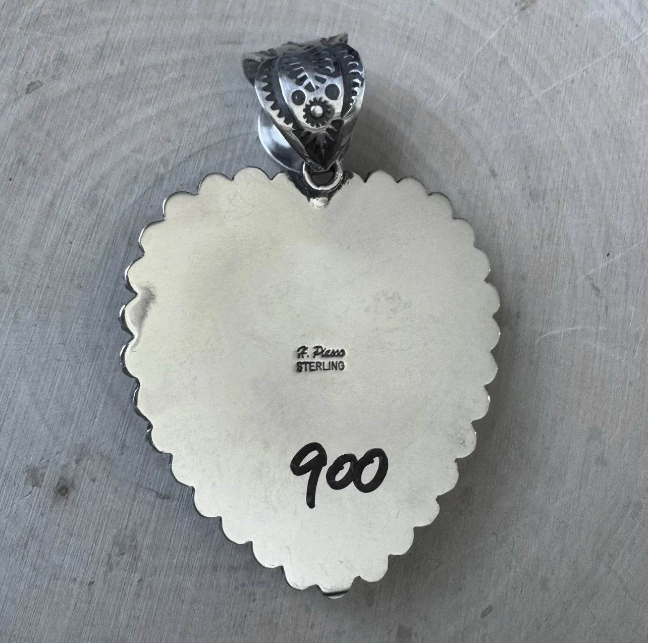 Happy Piasso Kingman Turquoise Heart Pendant