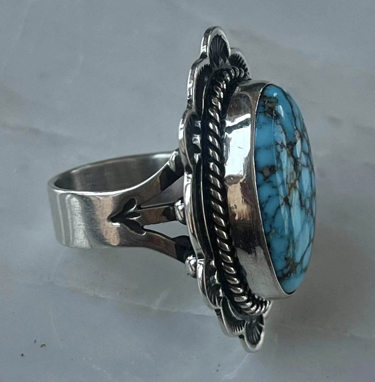 Happy Piasso Kingman Turquoise Ring