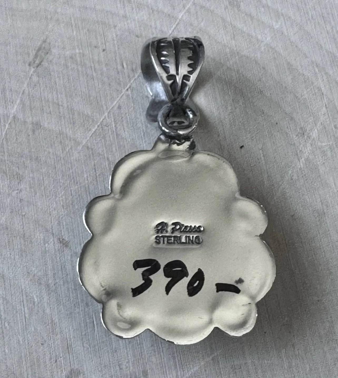 Happy Piasso Kingman Turquoise with Pyrite Pendant