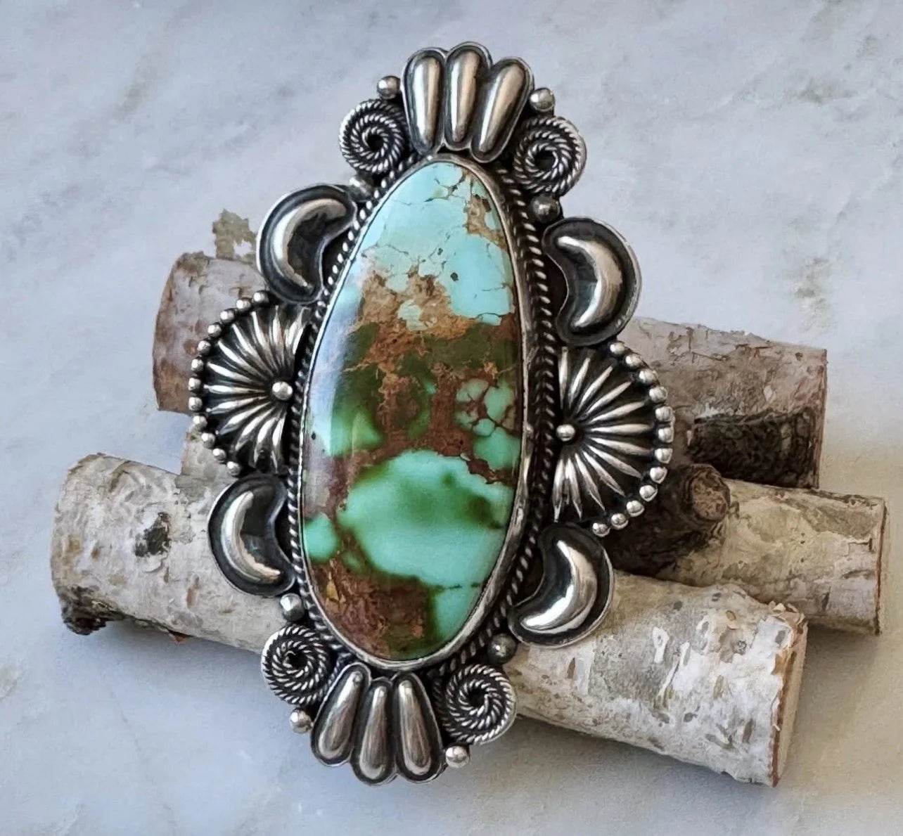 Derrick Gordon Royston Turquoise Sterling Ring