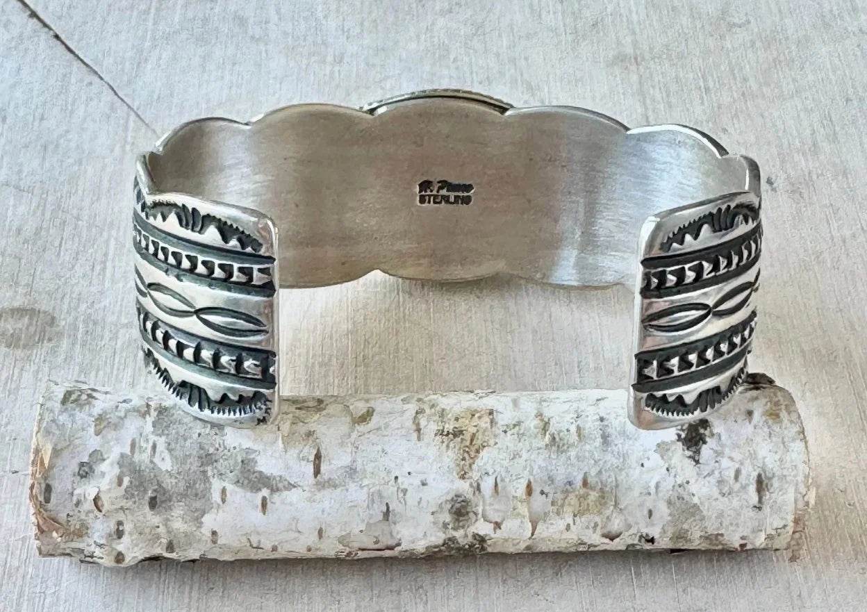 Happy Piasso Kingman Turquoise Sterling Cuff