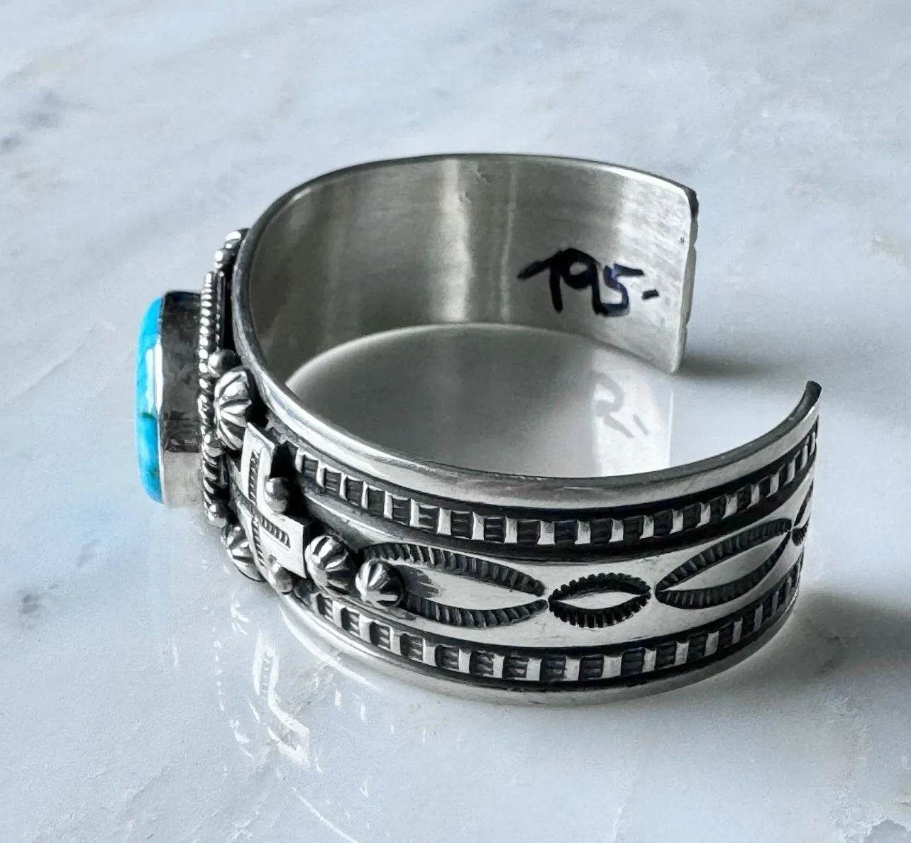 Happy Piasso Kingman Turquoise Sterling Cuff