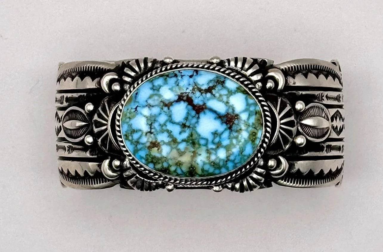 Happy Piasso Kingman Turquoise Sterling Cuff
