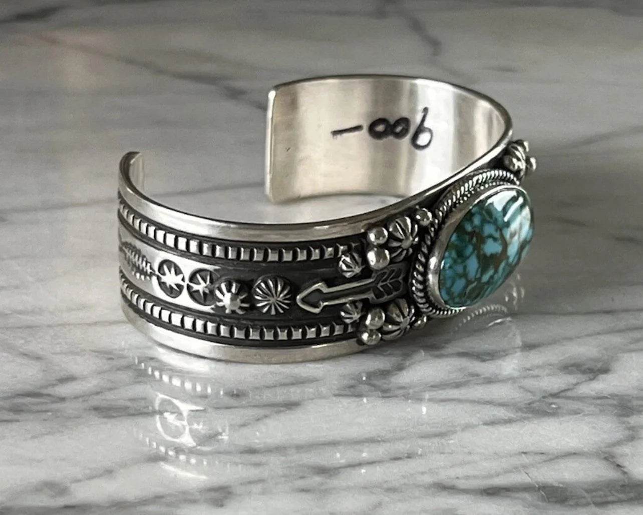 Happy Piasso Kingman Turquoise Sterling Cuff